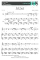 Bell Carol Two-Part choral sheet music cover
